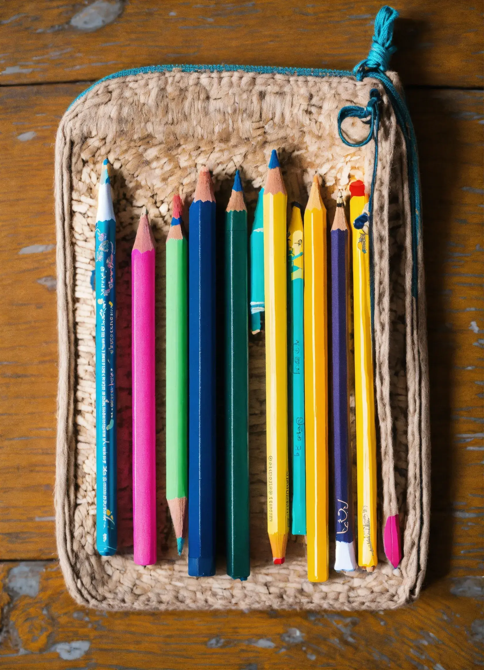 Natural fiber sketchbook