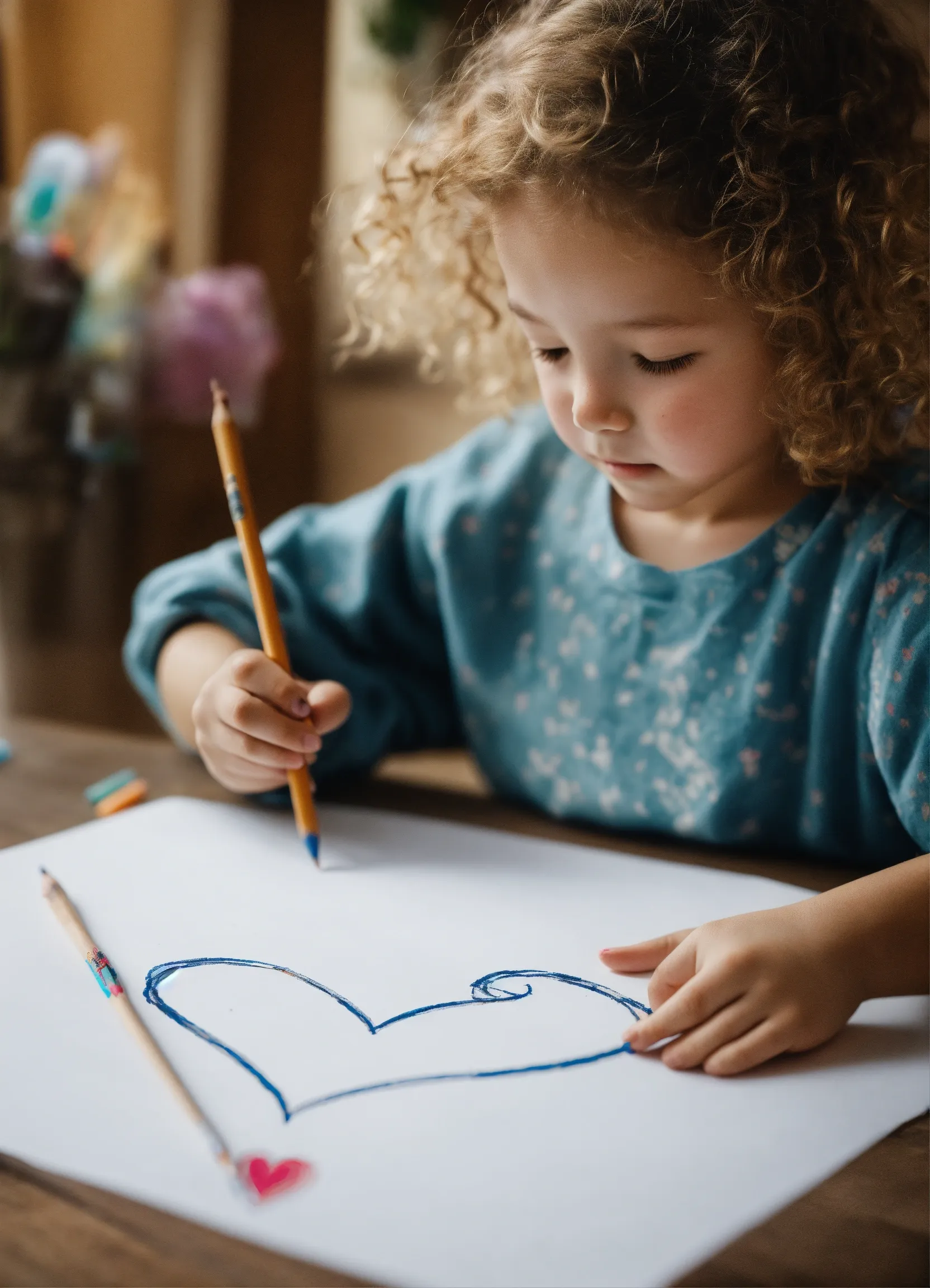 Eco-friendly art supply store interior